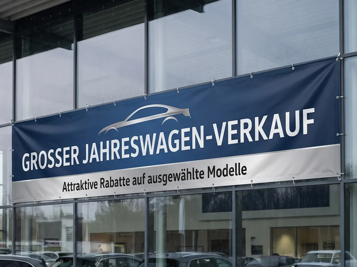 Sicht- und Werbeschutz am Zaun – Mesh-Zaunbanner für Mendig.