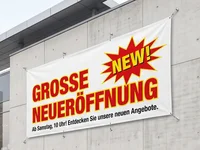 Niebüll: Spannbanner in verschiedenen Formaten, drucken.