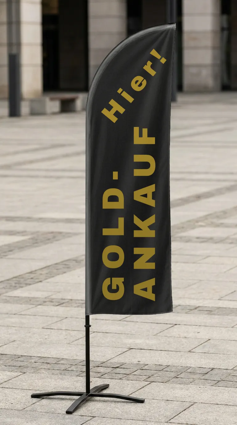Drop-Flagge Bräunlingen – doppelseitig bedruckt, direkt vom Hersteller bestellen.