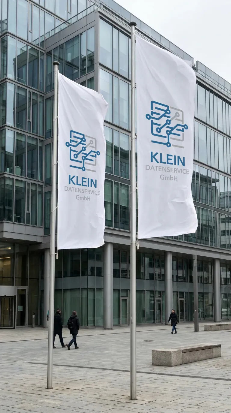 Fahnenmast-Flagge Straubing – pflegeleicht, mit Firmenlogo gestalten.