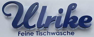 Leuchtender Schriftzug Acht Leuchtendes 3D-Logo Acht Lichtwerbung Acht Leuchtreklame Acht