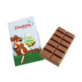 Schokoladentafel im Karton bedruckt Werbegeschenk